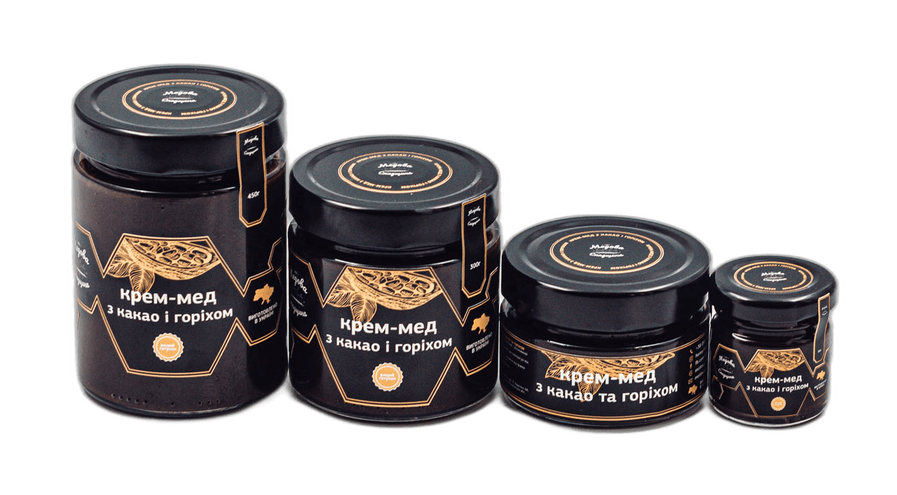 Крем-мед какао з горіхом