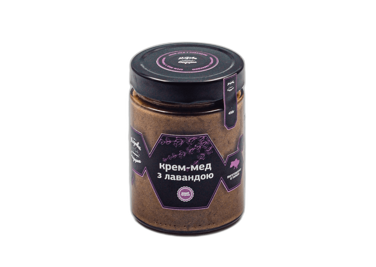 Крем-мед з лавандою