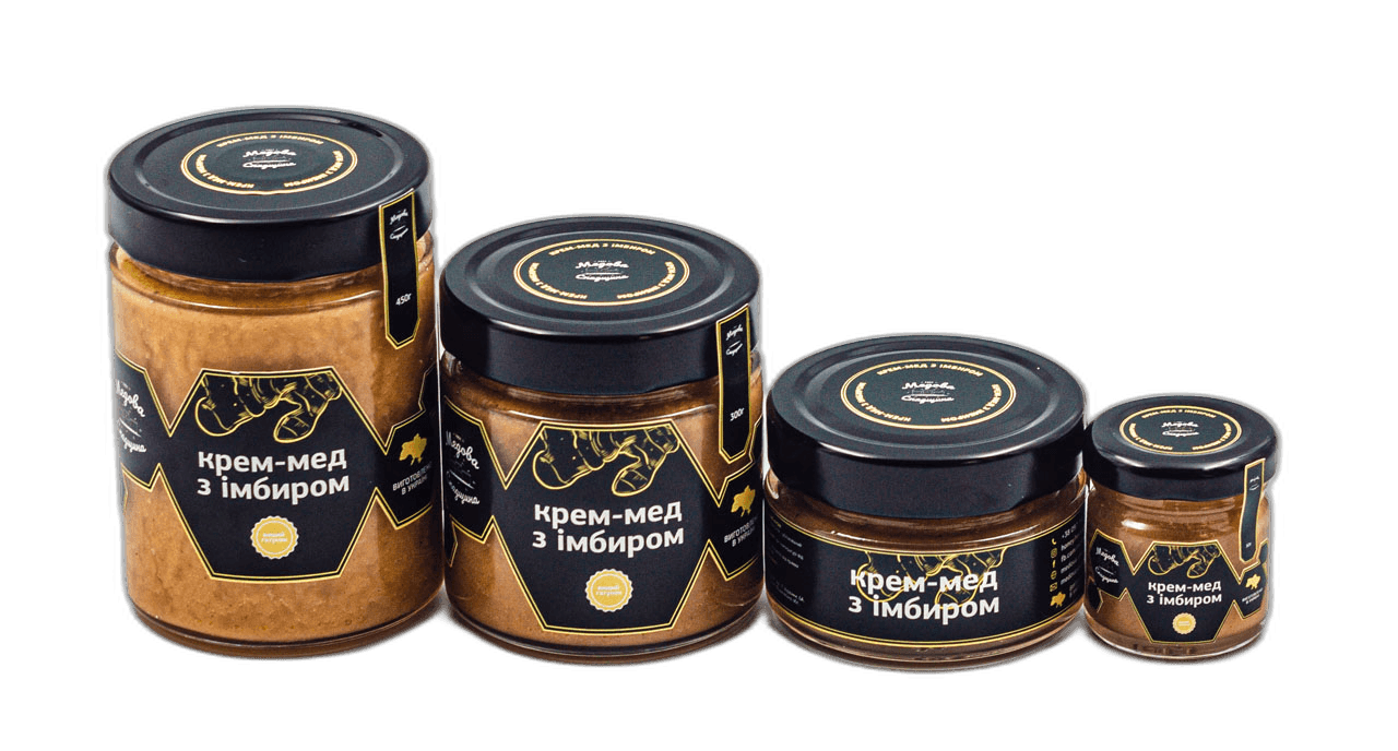 Крем-мед з імбиром