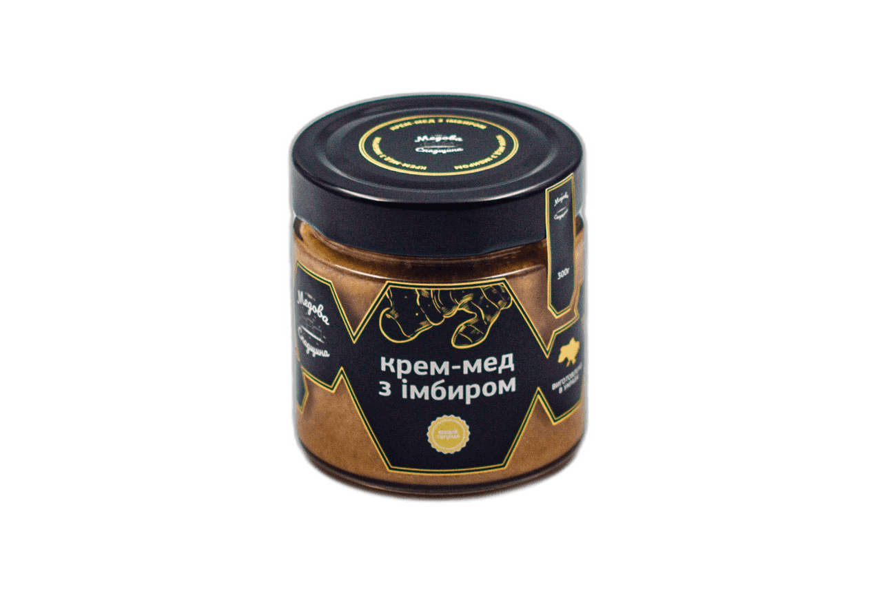 Крем-мед з імбиром