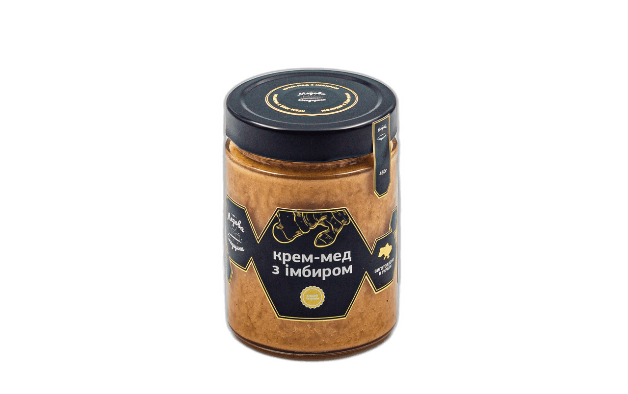 Крем-мед з імбиром