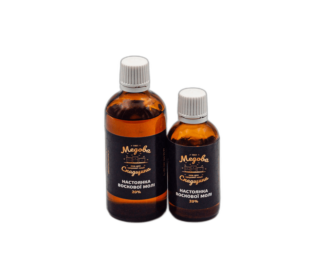 Настоянка на личинках воскової молі (20%)
