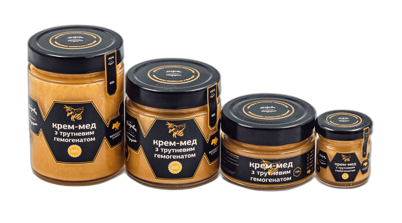 Крем-мед з трутневим гемогенатом