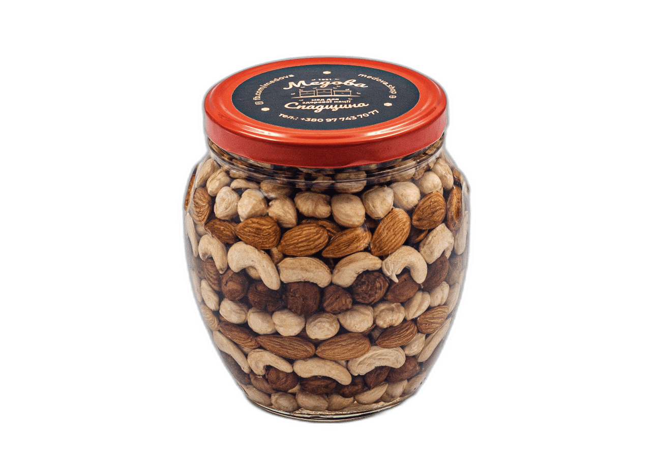 Горішки в меді – баночки амфори