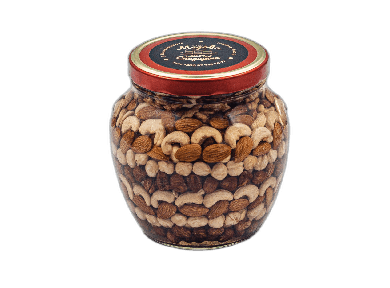 Горішки в меді – баночки амфори